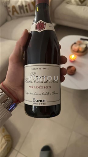 Bourgondië Hautes Côtes de Nuits Bonot Père & Fils Tradition 2019
