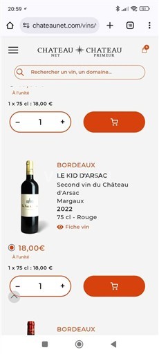 Burdeos Margaux Château Arsac Le Kid d'Arsac 2022