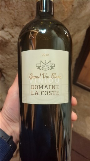 Provence Coteaux-d'aix-en-provence Domaine La Coste Grand Vin Blanc 2020