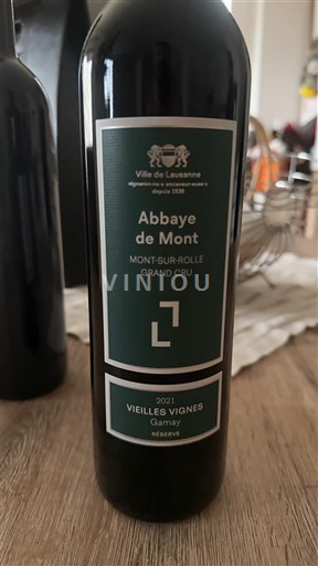 Vaud Ni doloceno Grand Cru Abbaye de Mont Vieilles Vignes Gamay Réserve 2021