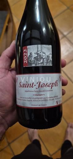 Rhône Valley Saint Joseph Domaine S Amphores 2022