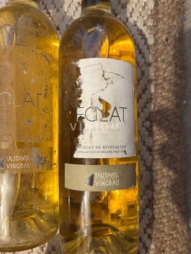 Roussillon Muscat de Rivesaltes Tautavel Vingrau Éclat Niet-geïntegreerd