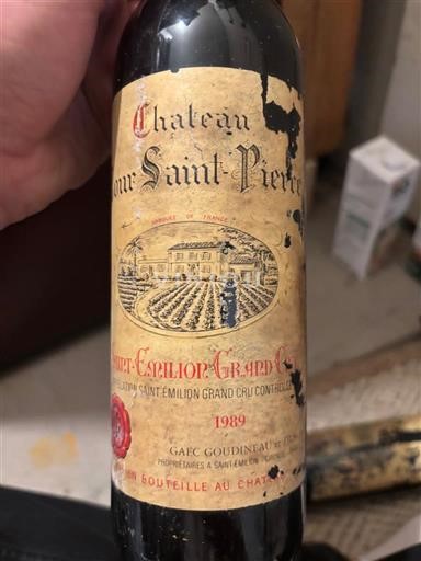 Bordeaux Saint-Émilion Grand Cru Château Tour Saint Pierre 1991