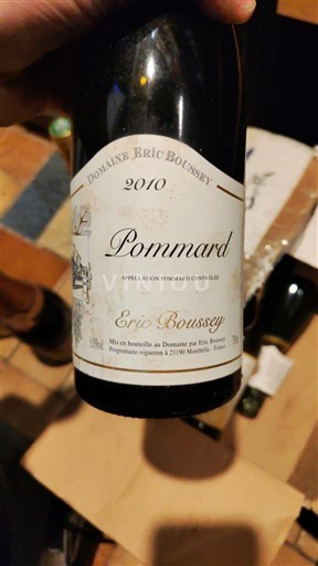 Bourgogne Pommard Domaine Eric Boussey 2010