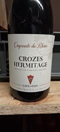 Vallée du Rhône Crozes-hermitage Cave de Tain Empreinte du Rhône 2015
