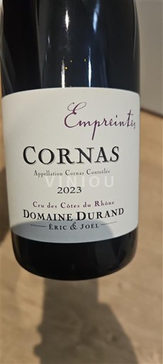 Rhône Valley Cornas Domaine Rand Empreintes 2023