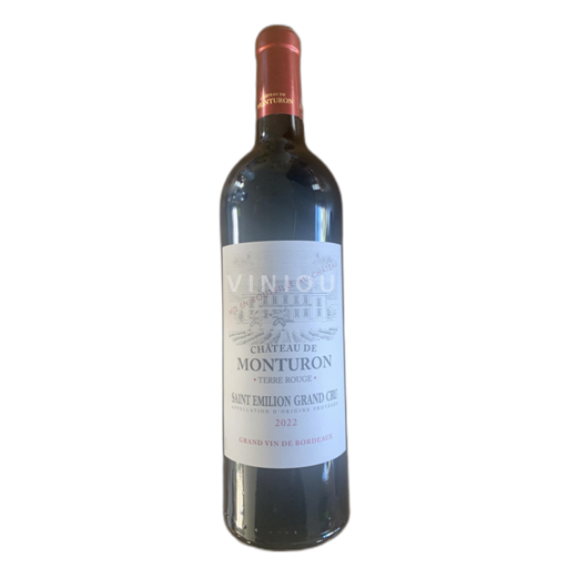 Bordeaux Saint-Émilion Grand Cru Château de Monturon Terre Rouge 2022
