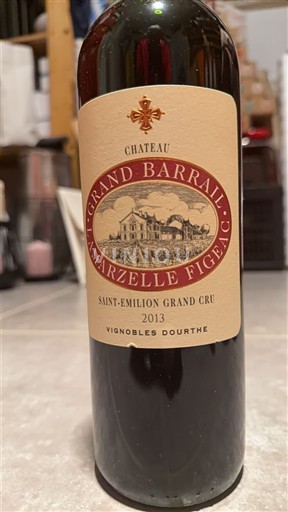 Bordeaux Saint-Émilion Grand Cru Grand Cru Château Grand Barrail Lamarzelle Figeac 2013