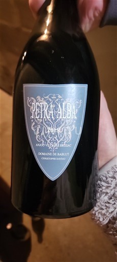 Loire Valley Anjou Villages Brissac Domaine Babliut Petra Alba 2018