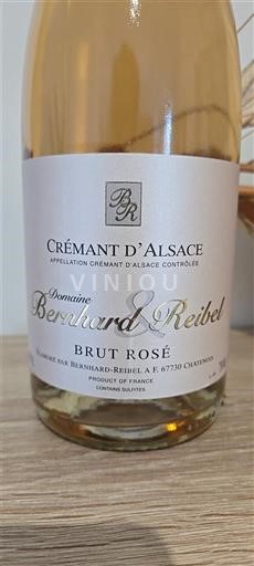 Алзас Kremant Alzas Domaine Bernhard & Reibel Brut Rosé Non Millésimé