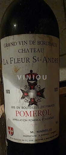 Bordéus Pomerol Château La Fleur St-André 1973