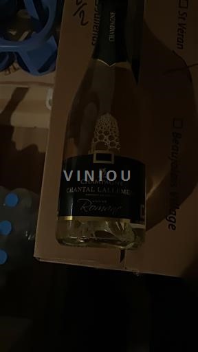 Champagne Champagne Chantal Lallement Romane Icke årgångsbetecknad