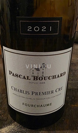 Bourgogne Chablis Premier Cru Pascal Bouchard Fourchaume 2021