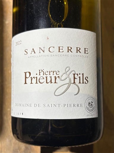 Valle del Loira Sancerre Pierre Prieur & Fils Domaine de Saint-Pierre 2022