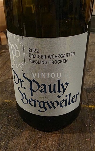 Moselle Unspecified Dr. Pauly-Bergweiler Ürziger Würzgarten Riesling-Trocken 2022