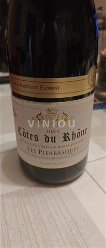 Rhônevallei Côtes-du-rhône Cave d'Augustin Florent Les Pierrasques 2024