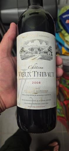 Burdeos Côtes-de-bourg Château Vieux Thibaut 2008