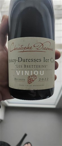 Burgund Auxey-Duresses Premier Cru Christophe Diconne Les Bretterins 2022