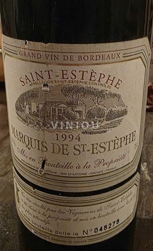 Bordeaux Saint-Estèphe Marquis de St-Estèphe 1994