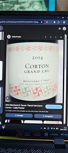 Bourgogne Corton Grand Cru Marchand & Tawse 2010
