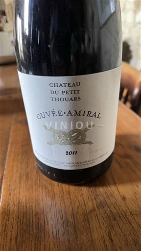 Valle del Loira Chinon Château Petit Thouars Amiral 2011