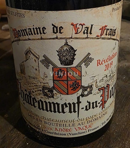 Rona dolina Châteauneuf-du-Pape Domaine Val Frais Révélation 2019