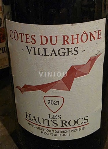 Vale do Ródano Côtes-do-ródano-villages Les Hauts Rocs 2021