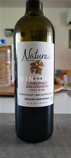 Languedoc a Roussillon Pays d'Oc Gérard Bertrand Naturae Cabernet Sauvignon 2023