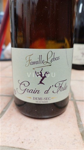 Loire-dalen Ikke specificeret Famille Lebas Grain d'Folie Ikke årgangsbestemt