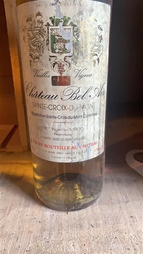 Bordeaux Sainte-Croix-Du-Mont Château Bel Air Vieilles Vignes Non-Vintage