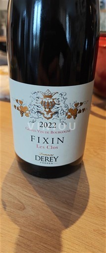 Bourgogne Fixin Derey Les Clos 2022