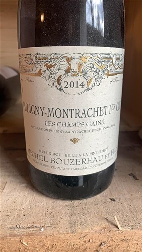 Bourgogne Puligny-montrachet Premier Cru Michel Bouzereau et Fils Les Champs Gains 2014
