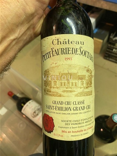 Bordeaux Saint-Émilion Grand Cru Grand Cru Château Petit-Faurie-de-Soutard 1993
