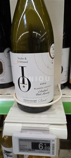 Південний Захід Кот-де-Гасконь Tendre & Gourmand Planète Cépages Colombard Petit Manseng 2024