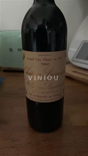 Bordeaux Saint-Julien Grand Cru Château Branaire (Duluc-Ducru) 1990
