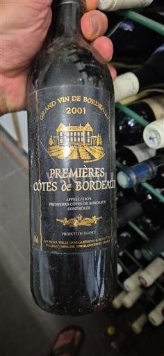 Bordeaux Premières Côtes de Bordeaux Domaine Chevalier 2001