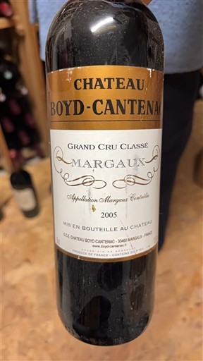 Burdeos Margaux Grand Cru Château Boyd-Cantenac 2005