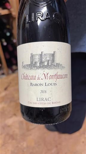 Vallée du Rhône Lirac Château Montfaucon Baron Louis 2016