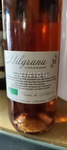 Viinit Rosé sec Milgrana 2024 Ranska Languedoc AOC