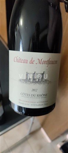 Thung lũng Rhône Côtes-du-rhône Château Montfaucon 2012