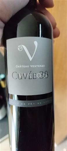 Wines Rouge sec Cuvée 38 Château Ventenac 2023 France Languedoc Cabardès AOC