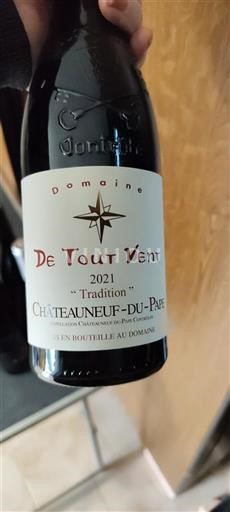 Vallée du Rhône Châteauneuf-du-pape Domaine Tout Vent Tradition 2021