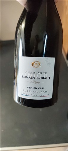 Vinhos Espumantes Blanc brut Grand Cru Pur Chardonnay Romain Tribaut Non millésimé França Champanhe Não especificado AOC Grand Cru