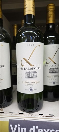 Bordeaux Pessac-Léognan La Louvière L de La Louvière 2020