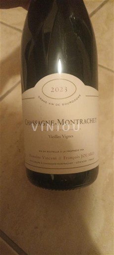 Burgundija Chassagne-Montrachet Domaine Vincent & François Jouard Vieilles Vignes 2023