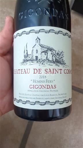 Rhône Valley Gigondas Château Saint Cosme Hominis Fides 2018