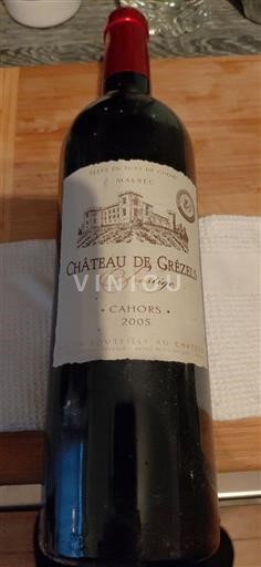South West Cahors Château Grézels Prestige 2005
