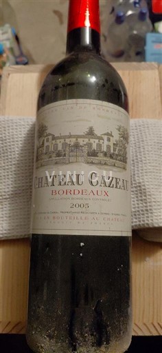 Bordeaux Château Cazeau 2005