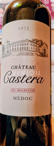Bordeaux Médoc Château Castera coup de coeur 2015