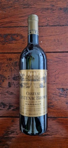 Burdeos Margaux Grand Cru Château Cantenac Brown 1979